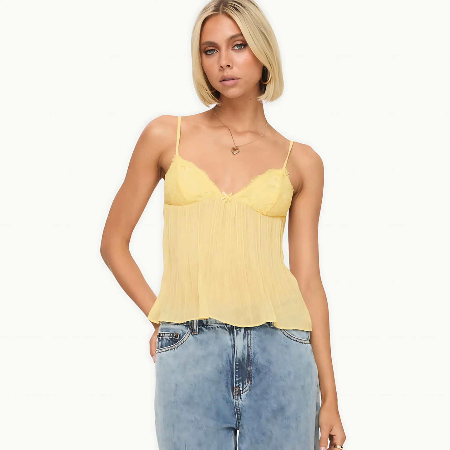 Luna Whisper Lace Cami
